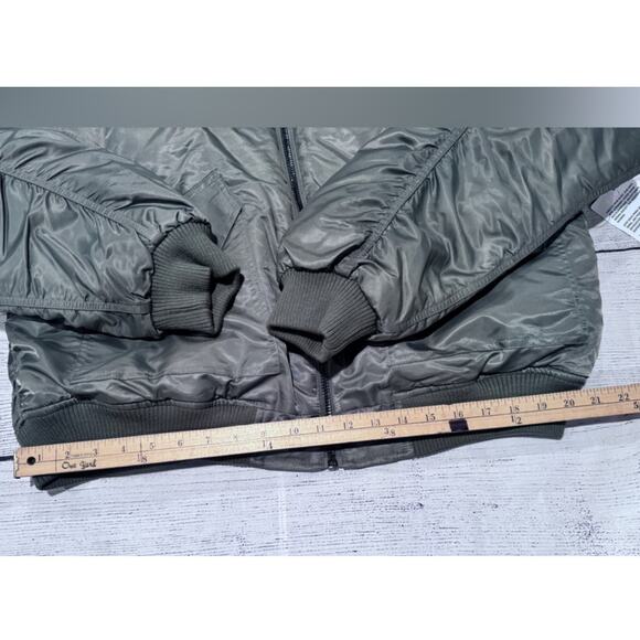 Topshop Oversize Bomber Jacket - Picture 4 of 9